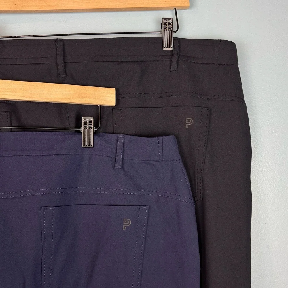 Lot of 2 Public Rec Performance Stretch Chino Pants Men 44x27 Blue Black Tapered